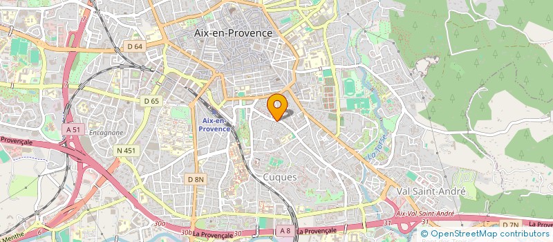 localisation de l'entreprise MADAME LISA DI POPOLO  AIX-EN-PROVENCE