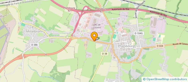 localisation de l'entreprise MADAME LISA DISTEL  PHALSBOURG