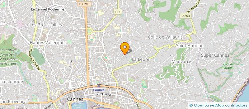 localisation de l'entreprise MADAME LISA DONNADIEU  CANNES