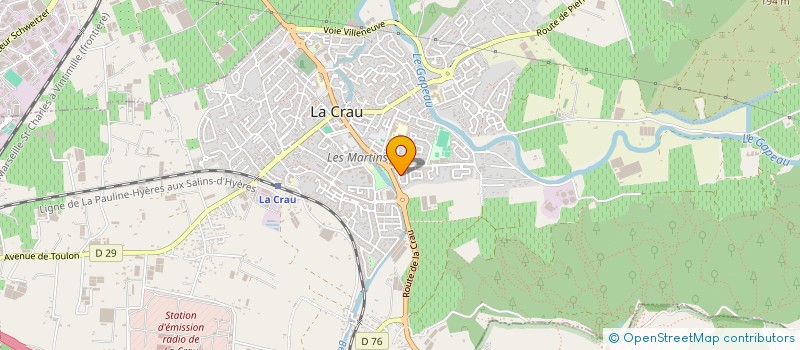 localisation de l'entreprise MADAME LISA DONY  LA CRAU