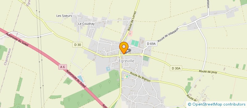 localisation de l'entreprise MADAME LISA DOS SANTOS CAMPOS  EGREVILLE