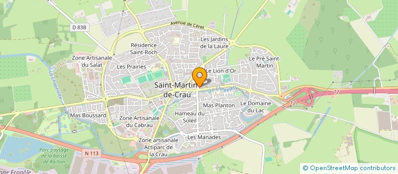 localisation de l'entreprise MADAME LISA DUBERT à SAINT-MARTIN-DE-CRAU