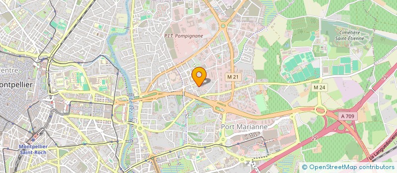 localisation de l'entreprise MADAME LISA DUBOIS  MONTPELLIER