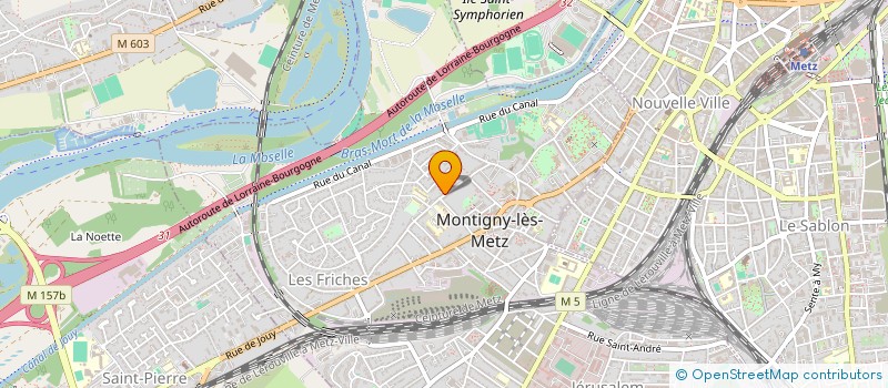 localisation de l'entreprise MADAME LISA DZIARNOWSKI  MONTIGNY-LES-METZ