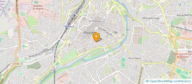 localisation de l'entreprise MADAME LISA ETIENNE  POITIERS