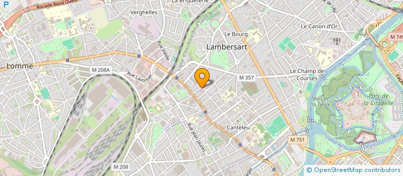 localisation de l'entreprise MADAME LISA FABRE à LAMBERSART