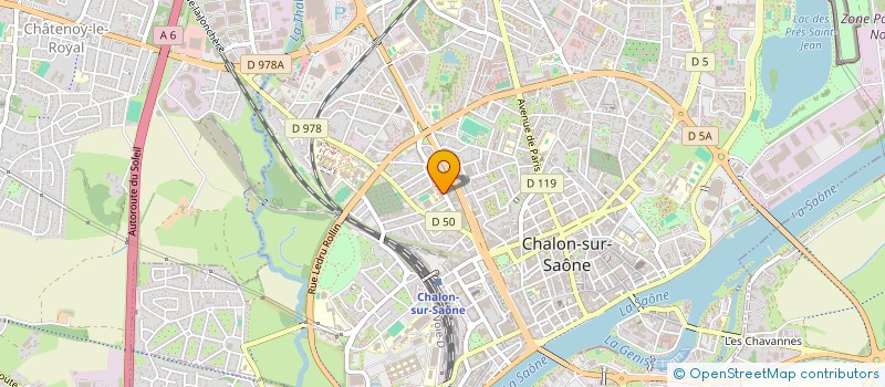 localisation de l'entreprise MADAME LISA FERREIRA  CHALON-SUR-SAONE