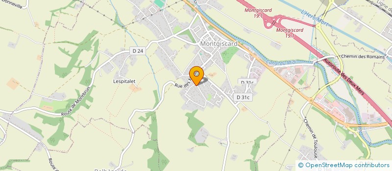 localisation de l'entreprise MADAME LISA FIEU à MONTGISCARD