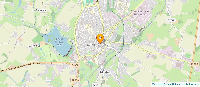 localisation de l'entreprise MADAME LISA-FLEUR FOUCAT à LA FERTE MACE