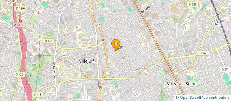 localisation de l'entreprise MADAME LISA FLORES à VILLEJUIF