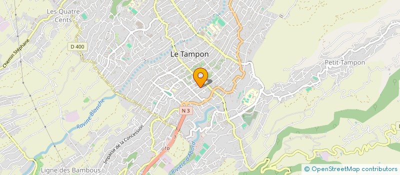 localisation de l'entreprise MADAME LISA FONTAINE à LE TAMPON