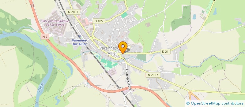 localisation de l'entreprise MADAME LISA FONTES DIAS  VARENNES-SUR-ALLIER