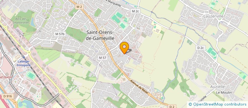 localisation de l'entreprise MADAME LISA FORNASIER  SAINT-ORENS-DE-GAMEVILLE