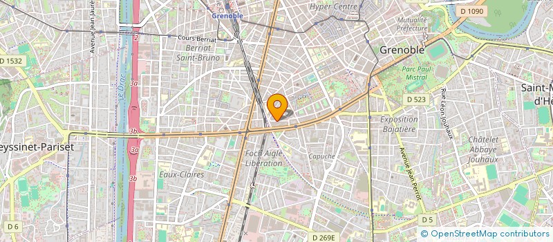 localisation de l'entreprise MADAME LISA FOURNIER à GRENOBLE