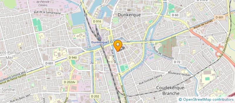 localisation de l'entreprise MADAME LISA FRADET à DUNKERQUE