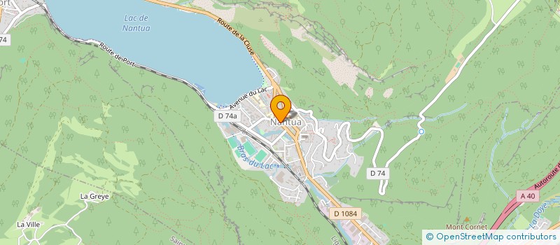 localisation de l'entreprise MADAME LISA FRALON à NANTUA