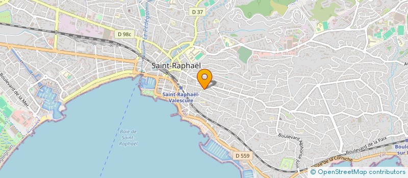 localisation de l'entreprise MADAME LISA FRAXE  SAINT-RAPHAEL