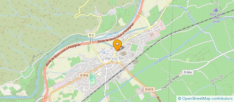 localisation de l'entreprise MADAME LISA FURLANO  ILLE-SUR-TET