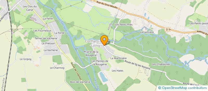 localisation de l'entreprise MADAME LISA GAILLET à CONFLANS-SUR-LOING
