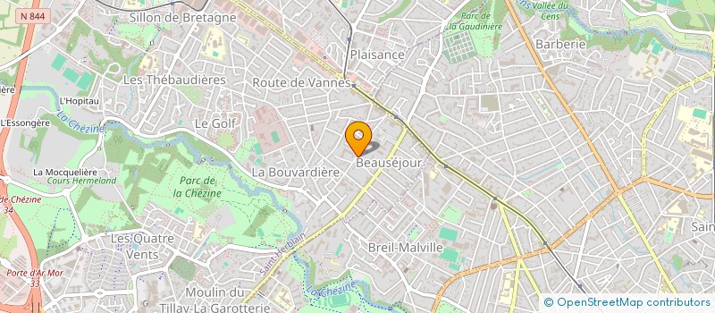 localisation de l'entreprise MADAME LISA GANDINI  SAINT-HERBLAIN