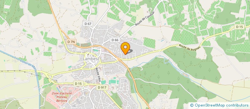 localisation de l'entreprise MADAME LISA GAULTIER  LAMBESC