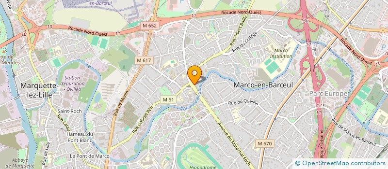 localisation de l'entreprise MADAME LISA GAUSMAND  MARCQ-EN-BARUL