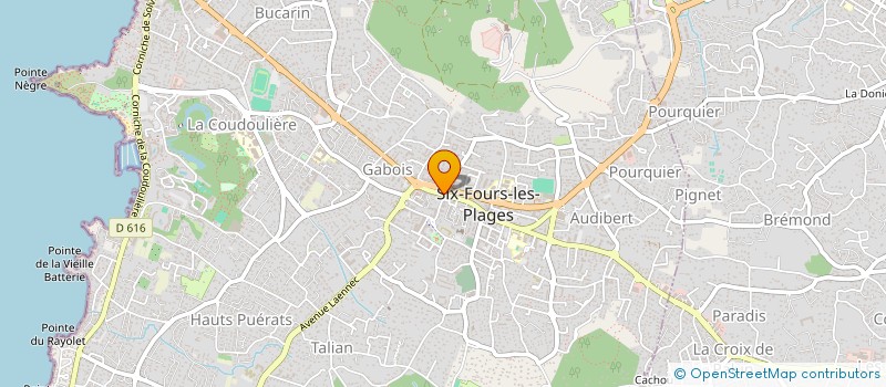 localisation de l'entreprise MADAME LISA GAVINO à SIX-FOURS-LES-PLAGES