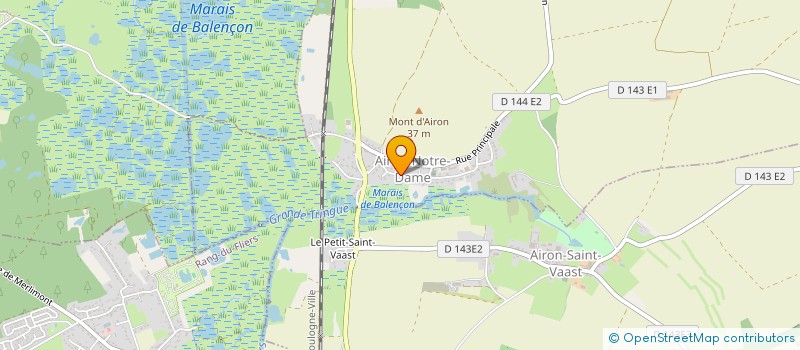 localisation de l'entreprise MADAME LISA GILLE  NEUVILLE-SOUS-MONTREUIL