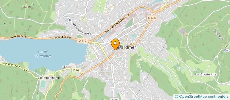 localisation de l'entreprise MADAME LISA GILLET  GERARDMER