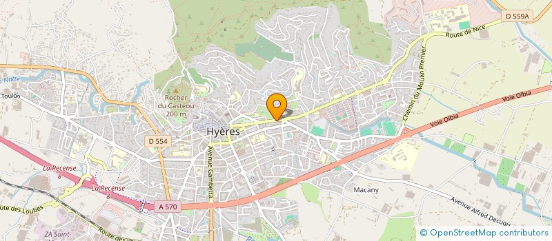 localisation de l'entreprise MADAME LISA GIOVANNA à HYERES