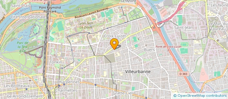 localisation de l'entreprise MADAME LISA GODEFROY  VILLEURBANNE