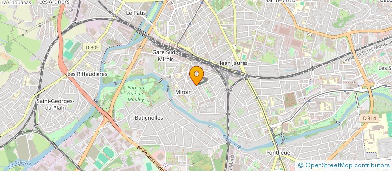 localisation de l'entreprise MADAME LISA GODET  LE MANS