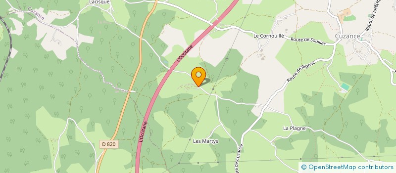 localisation de l'entreprise MADAME LISA GOUYGOUX  CRESSENSAC-SARRAZAC