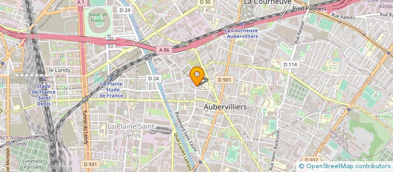 localisation de l'entreprise MADAME LISA GUILLET à AULNAY-SOUS-BOIS