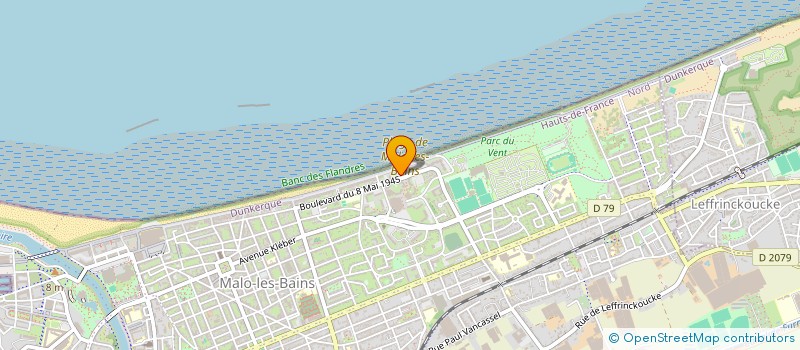 localisation de l'entreprise MADAME LISA GUILLOU à DUNKERQUE