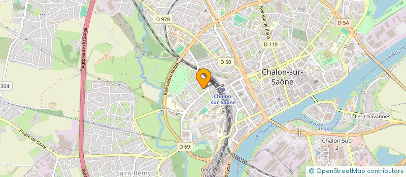 localisation de l'entreprise MADAME LISA GULLI-BEAUCHAMP  CHALON-SUR-SAONE
