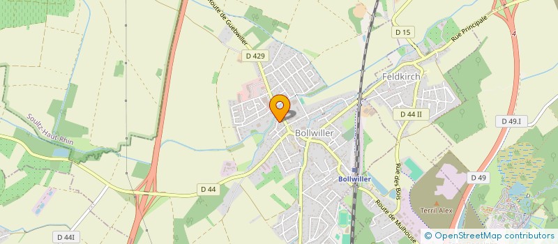 localisation de l'entreprise MADAME LISA GUTAPFEL  BOLLWILLER