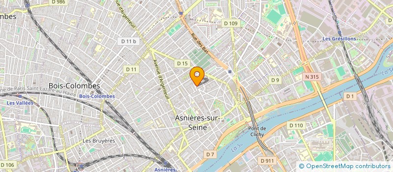 localisation de l'entreprise MADAME LISA HADDAG à ASNIERES-SUR-SEINE