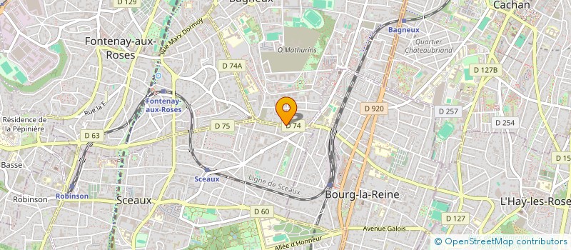 localisation de l'entreprise MADAME LISA HADID à BAGNEUX