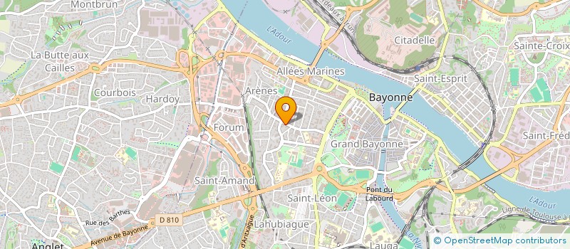 localisation de l'entreprise MADAME LISA HAJERI  BAYONNE