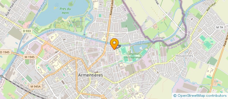 localisation de l'entreprise MADAME LISA HAMMOUTENE  ARMENTIERES