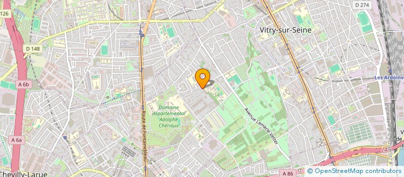 localisation de l'entreprise MADAME LISA HARBIT  VITRY SUR SEINE