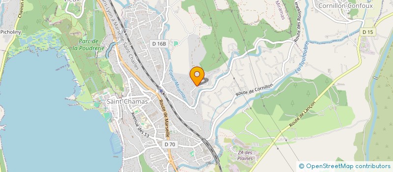 localisation de l'entreprise MADAME LISA HELLUIN  SAINT-CHAMAS