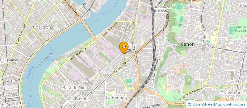 localisation de l'entreprise MADAME LISA HUBER  BORDEAUX