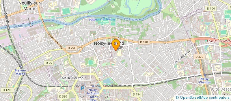 localisation de l'entreprise MADAME LISA IAZURLO à NOISY-LE-GRAND