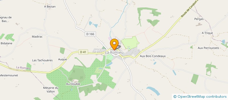 localisation de l'entreprise MADAME LISA JANE KENNARD  LA ROMIEU