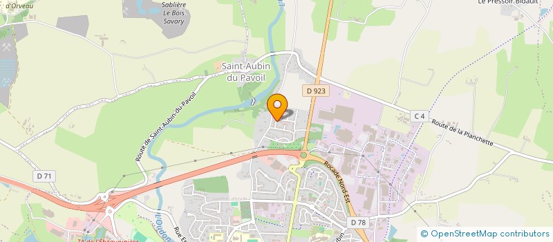 localisation de l'entreprise MADAME LISA JIMENEZ  SEGRE-EN-ANJOU BLEU