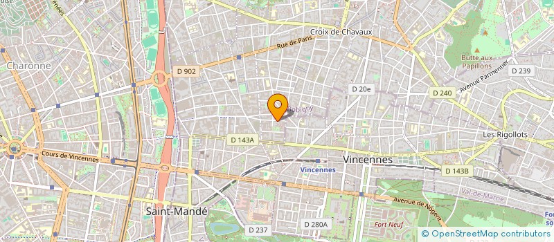 localisation de l'entreprise MADAME LISA KITSCHENBERG à MONTREUIL