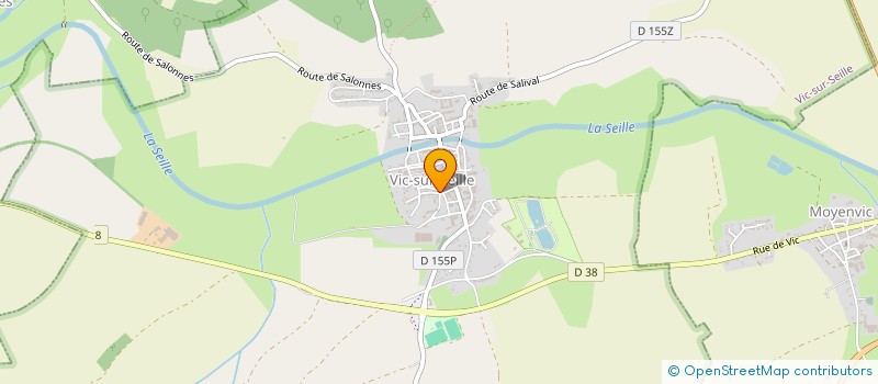 localisation de l'entreprise MADAME LISA KUHN à VIC-SUR-SEILLE