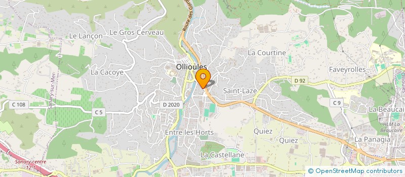 localisation de l'entreprise MADAME LISA LA MONTAGNA à OLLIOULES